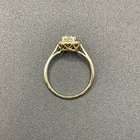 Ladies 9ct Yellow Gold Cubic Zirconia Ring