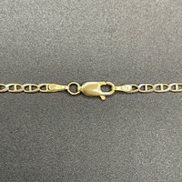 Unisex 9ct Yellow Gold Anchor Link Necklace
