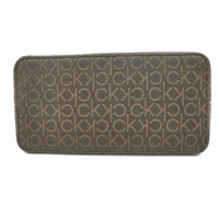 Calvin Klein Hailey Tote Bag H0GAJCR2 Brown Khaki Caramel Chain Zip