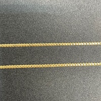 Ladies 9ct Yellow Gold Crown Trifari Snake Link Necklace