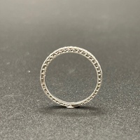 Ladies 18ct White Gold Natural Diamond Enhancer Ring