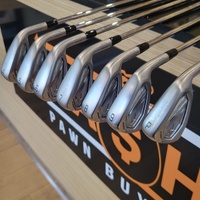 Assorted 10pc Golf Club Set – Mizuno JPX925 Irons, Cobra Aerojet Max Driver, Odyssey Putter, Stand Bag