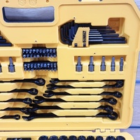 DeWalt DWMT45184-1 184pc Black Chrome Socket Set 1/4 3/8 1/2 Drive Metric SAE