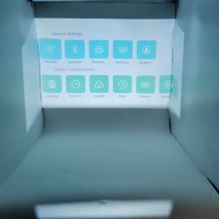 Aiwa FHD Smart LED Projector 1080p WiFi 300 ANSI 130 Inch with Remote Control