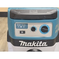 Makita DVC157L 18VX2 AWS Cordless Brushless Dust Extraction Vacuum Skin Only