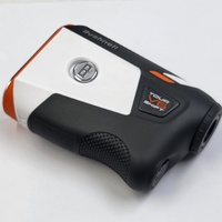 Bushnell Golf Tour V6 Shift Laser Rangefinder - PinSeeker with Visual JOLT, BITE Magnetic Mount & Slope Switch - White/Black/Orange