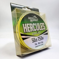 Jarvis Walker Hercules Braided Fishing Line 50LB 250M 0.34mm High Strength Low Stretch Saltwater Freshwater