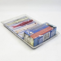 Banjo Minnow 006 Fishing Lure Set 110 Pieces Soft Plastic Baits Kit for Bass Freshwater & Saltwater Fishing