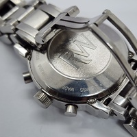 Raymond Weil Geneve Saxo Vintage 90s Automatic Blue Chronograph Mens Watch