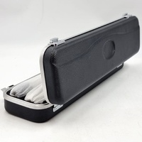 Huxley AFC-0125-F Student Flute with Hard Case - Silver Plated Concert Flute