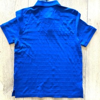 Tommy Hilfiger Jacquard Striped Polo Shirt Regular Fit Men's Size M Classic Casual Designer Top