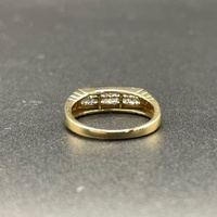 Mens 18ct Yellow Gold Diamond Ring