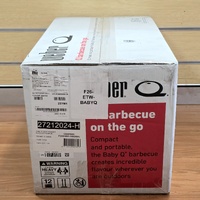 Weber Baby Q Premium 1200N BBQ LPG Midnight Black Compact Portable Grill