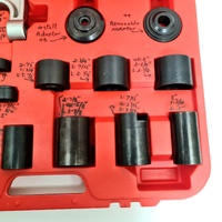21Pcs Master Adapter Set Ball Joint Service Kit with Instruction Manual
