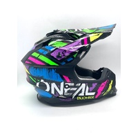 O'Neal Limited Edition 2SRS Glitch Multi Motocross MX Helmet Size M