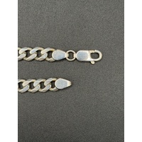 Unisex 925 Sterling Silver Curb Link Bracelet
