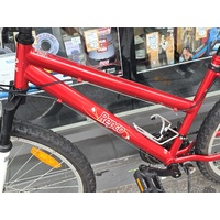 Repco 18 Speed Mountain Bike Red 26 Inch Wheel Shimano Gears Stunt Pegs