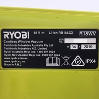 Ryobi 18V ONE+ Cordless Window Vacuum R18WV Skin Only