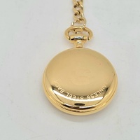 Gold Mark Nurse Fob Watch 5567205 Gold Tone Quartz Date Pulsations with Chain