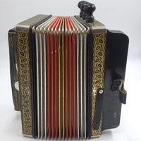 Hohner HA-114 Diatonic Accordion 1-Row Button Accordion Traditional Folk Instrument