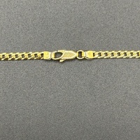 Unisex 18ct Yellow Gold Tight Curb Link Necklace