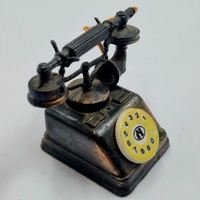 Vintage Rotary Telephone Metal Pencil Sharpener Antique Desk Collectible Office Decor