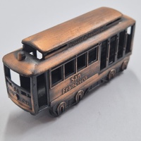 Antique Metal Pencil Sharpener San Francisco Cable Car Vintage Desk Collectible