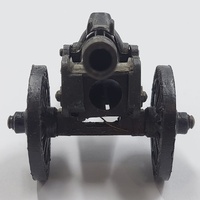 Antique Metal Pencil Sharpener Cannon Design Vintage Collectible Desktop Decor