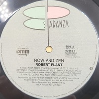 Robert Plant Now and Zen 1988 Vinyl Record LP Classic Rock Album 12" Analog Stereo Collectible
