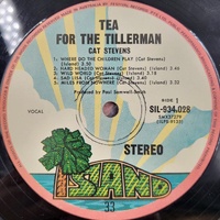 Cat Stevens – Tea For The Tillerman Vinyl Record LP Classic Folk Rock Album