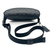 Coach Beck Belt Bag in Signature Canvas CK968 CHR Charcoal Black