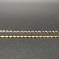 Unisex 9ct Yellow Gold Anchor Link Necklace