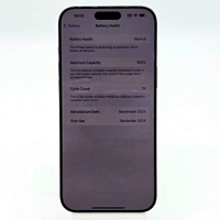 Apple iPhone 16 Pro Max 256GB Black Titanium MYWV3X/A Unlocked 6.9in Smartphone