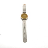 Garmin Lily Sport Edition Smartwatch in Rose Gold with Light Sand Silicone Band
