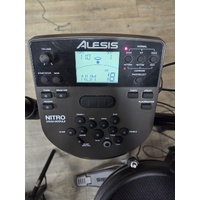 Alesis Electronic Drum Kit Advanced Six-Piece Electronic Drumset with Seat