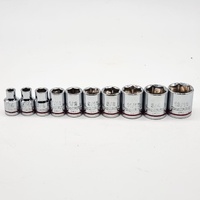 ToolPro 30pc 3/8" Drive Socket Set Metric SAE Ratchet Extension 667454
