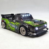 1/28 RC Drift Racing Car Green Black Remote USB Charger 
