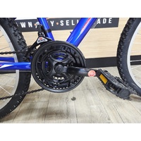 Repco Blade 60cm Mountain Bike 18 Speed Metallic Blue Front Rear Brakes