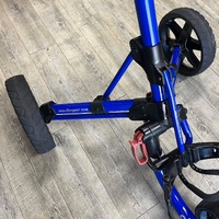 Clicgear Model 3.5+ Blue Foldable 3 Wheel Golf Push Cart Buggy