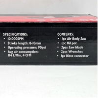Aeropro Air Powered Body Saw 1/4 Inch Air Inlet AP7602