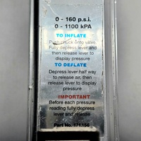 JFLEX Tyre Pressure Gauge Inflator 171.156 Dual Scale