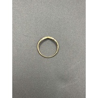 Ladies 9ct Yellow Gold Diamond Ring