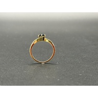 Ladies 18ct Yellow gold Blue Sapphire Ring