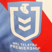 Castore Sydney Roosters NRL ANZAC Jersey Size 2XL Blue Red White Official