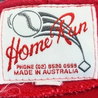 Home Run Bears Baseball Team Jersey Red #24 Strikers Norths Australia