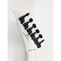 Jackson Pro Demmelition Fury Snow White Guitar EMG Active Pickups Case