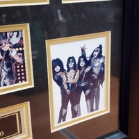 Limited Edition KISS Framed Photo Memorabilia Collage 72 of 500 58cm x 48cm