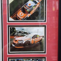 Craig Lowndes Signed Framed Photo Limited Edition 194 of 500 V8 Supercars