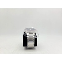 Emporio Armani Mens GMT Watch Blue Dial Red Pepsi Bezel Steel 100M