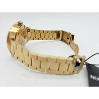 Nixon Sentry Solar Stainless Steel All Gold Black A1346-510-00 Mens Watch